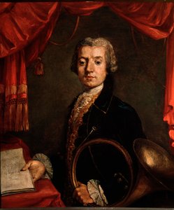 Portrait de Luigi Brizzi, corniste italien - Unknown artist