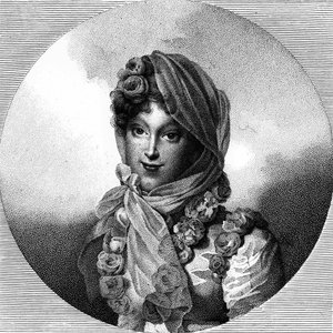 Portrait de Marie Louise de Habsbourg Lorraine Impératrice des Français - Unknown artist