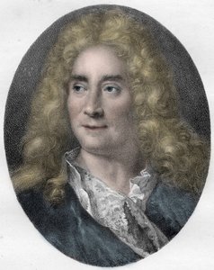 Portrait de Michel Boyron (Michel Baron), acteur et dramaturge anglais (1653-1729) - gravure - Unknown artist