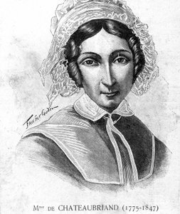 Portrait de Mme de Chateaubriand (1775 - 1847) - dans « Les Contemporains », n.d. fin 19e siècle - Unknown artist
