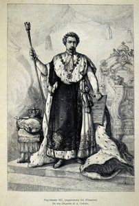Portrait de Napoléon III en empereur - Unknown artist