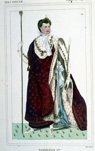 Portrait de Napoléon Ier (1769 - 1821) en costume d