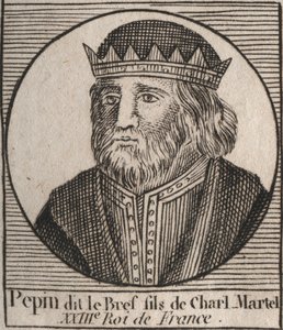 Portrait de Pépin III dit Pépin le Bref - Unknown artist