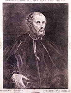 Portrait de Philipp Aureolus Theophrast Bombast von Hohenheim Paracelsus