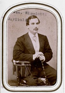 Portrait de Ricciotti Garibaldi (1847-1924), fils du patriote italien Giuseppe Garibaldi et de sa première épouse Anita - Unknown artist
