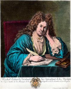 Portrait de Richard Delalande, surintendant de la Musique du Roi, à Paris - Unknown artist