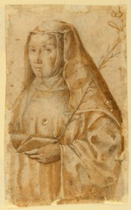 Portrait de Sainte Catherine de Sienne - Unknown artist