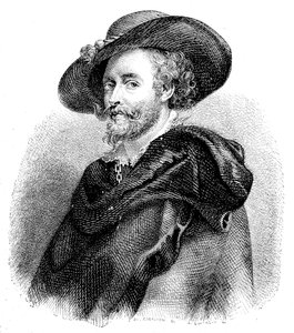 Portrait de Sir Peter Paul Rubens (1577-1640) (gravure)
