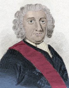 Portrait de Sir Peter Warren (1703-1752), amiral anglais.
