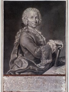 Portrait du compositeur et violoniste suédois Johan Joachim Agrell