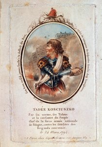 Portrait de Thaddeus (Tadeusz) Kosciuszko (1746-1817), patriote polonais - Unknown artist