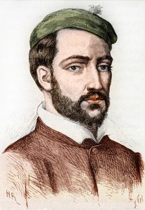 Portrait de Théodore Géricault, peintre français (1791 - 1824) - dans « L