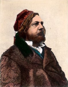 Portrait de Théophile Gautier (1811 - 1872), poète, romancier et critique d