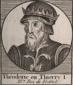 Portrait de Thierry III - Unknown artist