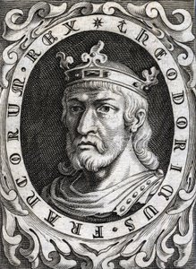 Portrait de Thierry II (? - 613), roi de Bourgogne et d