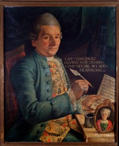 Portrait de Vincenzo Olivieri, compositeur italien