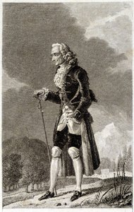 Portrait de Voltaire (1694 - 1778), écrivain et philosophe français, âgé - Unknown artist