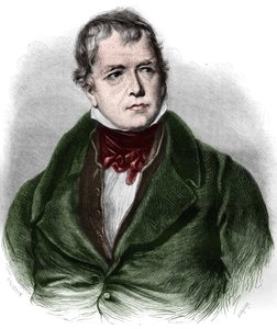 Portrait de Walter Scott (1771-1832), poète et romancier écossais. - Unknown artist