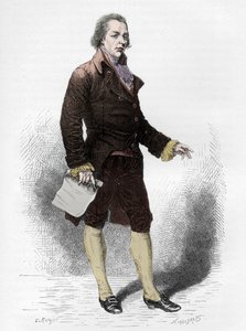 Portrait de William Pitt le Jeune (1759-1806) - gravure dans « L