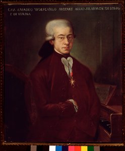 Portrait de Wolfgang Amadeus Mozart à 21 ans - Unknown artist