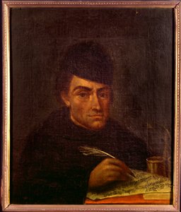 Portrait du père Francesco Antonio Calegari, théoricien de la musique baroque, compositeur et prêtre italien - Unknown artist