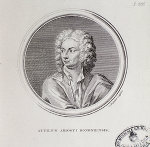 Portrait du compositeur italien Attilius Ariosti