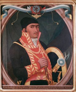 Portrait de la patriote mexicaine Maria Morelos (1765-1815) Peinture anonyme 19ème siècle Mexico, Musée national d