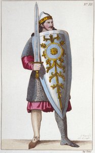 Portrait du paladin Roland, neveu de Charlemagne - Unknown artist