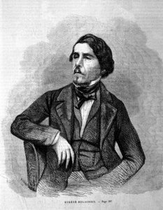Portrait du peintre Eugène Delacroix (1798 - 1863).