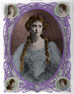 Portrait de la chanteuse Nellie Melba - Unknown artist