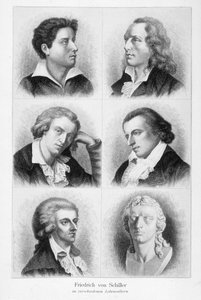 Portraits de Friedrich von Schiller (1759 - 1805). - Unknown artist