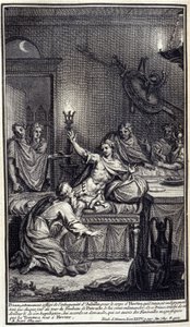 Priam, extrêmement affligé par l