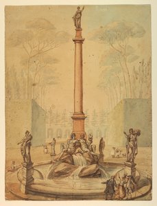 Projet pour une fontaine dans un parc - Unknown artist