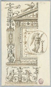 Projet pour une décoration murale - Unknown artist