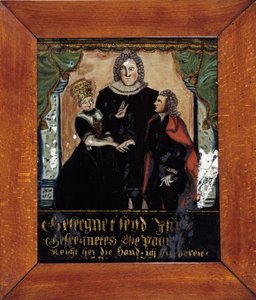 Mariage protestant en Alsace : la bénédiction des époux - Unknown artist