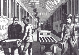 Porteurs de chemin de fer, fin du 19e siècle - Unknown artist