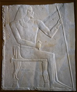 Relief de Nyankhnesut assis - Unknown artist