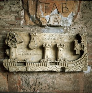 Relief représentant le port de Pise - Unknown artist