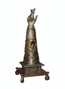 Reliquaire du bras droit de Sœur Sainte Scholastique (480-543), fondatrice de l