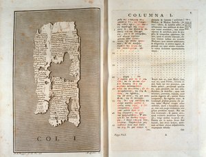 Reproduction du papyrus d