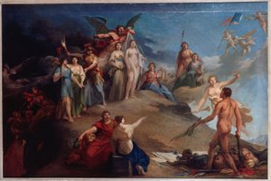 Allégorie révolutionnaire, vers 1790 (huile)