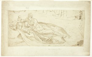 Le Tibre, avec Romulus et Remus