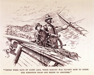 Rudyard Kipling : « Capitaines courageux », New York 1899 - Unknown artist