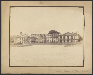 [Ruins of Château of Saint-Cloud] - Unknown artist