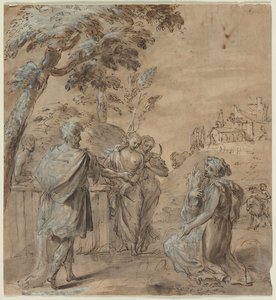 Ruth et Boaz (recto)