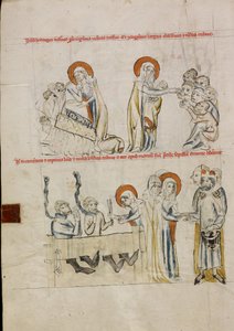 Sainte Hedwige au service des malades ; Sainte Hedwige au service des prisonniers