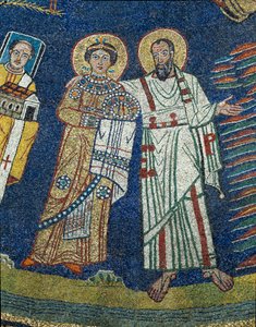 Sainte Praxède et Saint Paul (détail) - Unknown artist