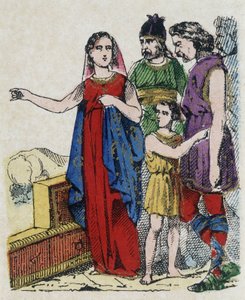 Sainte Geneviève (422-502), patronne de Paris, dissuada les Parisiens d
