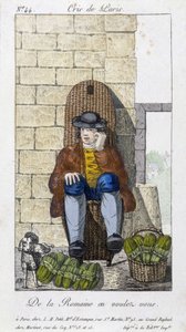 Marchand de salade - dans « Cris de Paris », début 19ème siècle - Unknown artist
