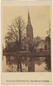 Cathédrale de Salisbury depuis le jardin de l